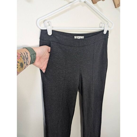 CAbi Audrey Pant Gray Side Zip Stretch Slacks Pants Style 967 - Size 4 - Picture 4 of 10